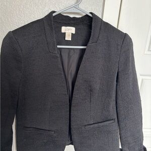 LOFT Textured Black Jacket